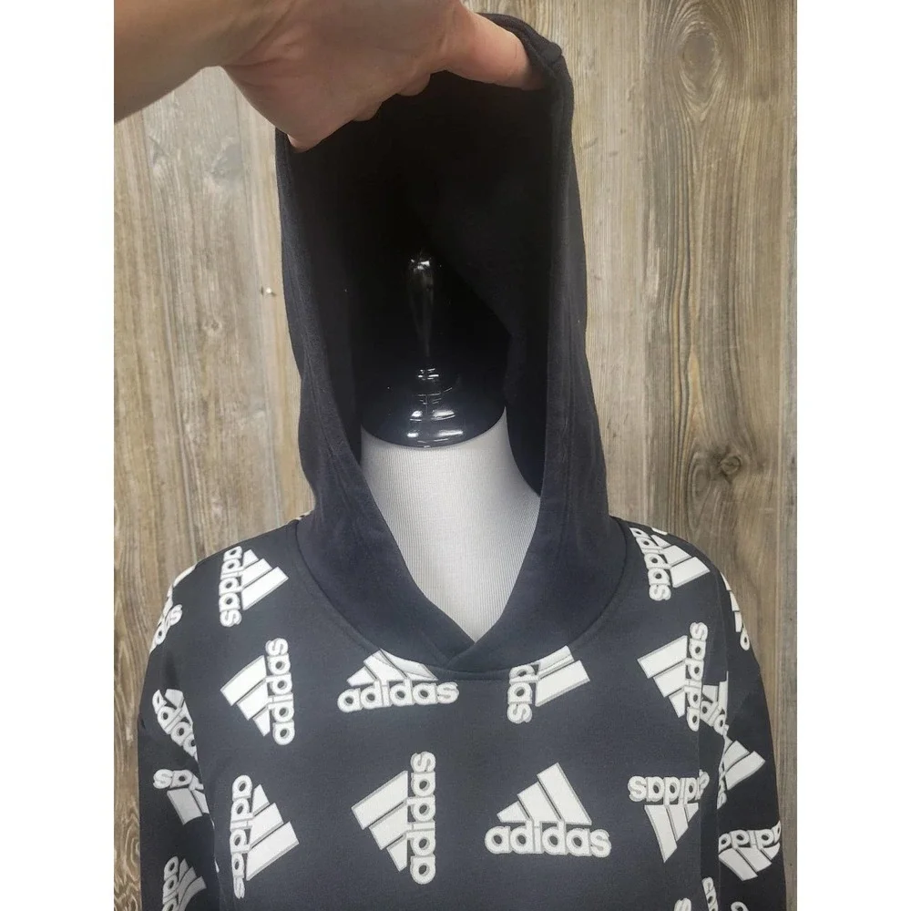 Adidas hoodie men's xl black